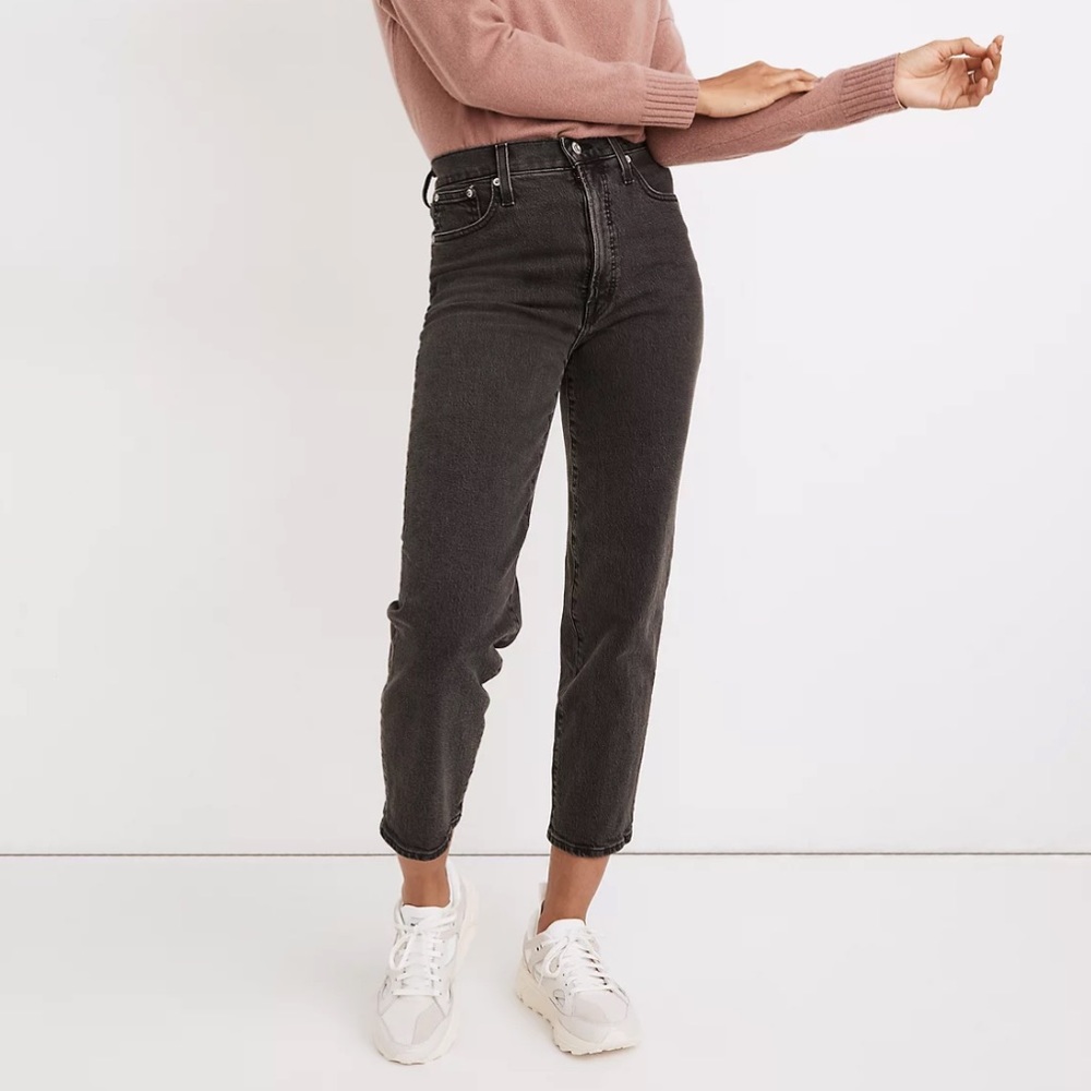 Madewell Perfect Vintage Crop Black Jeans